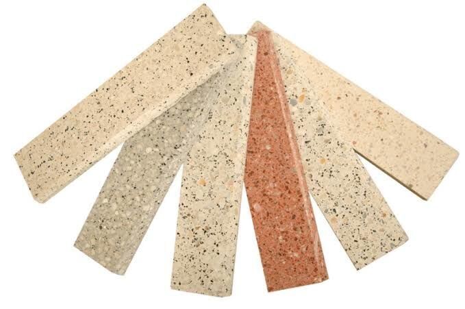 Paflı terrazo süpürgelik