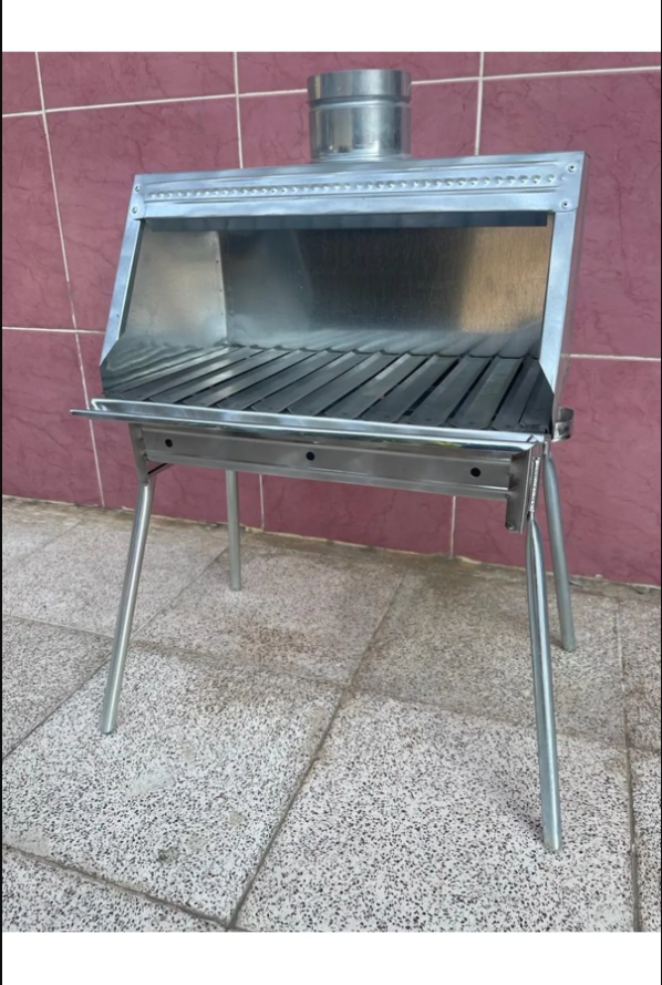 Kanaatsoba&mangal Mini Bacalı Mangal 28 x 55 Cm Portatif Ayaklı