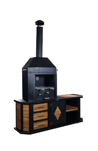 Avangarde Bacalı 220 cm Barbekü: Bahçenizdeki Mutfak Deneyimini Zenginleştirin