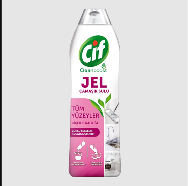 Cif Jel Tüm Yüzeyler Çiçek Ferahlığı Yoğun Temizlik