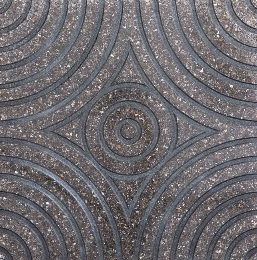 Sarıdallı Motif Desen Suni Granit Yer Döşemeleri