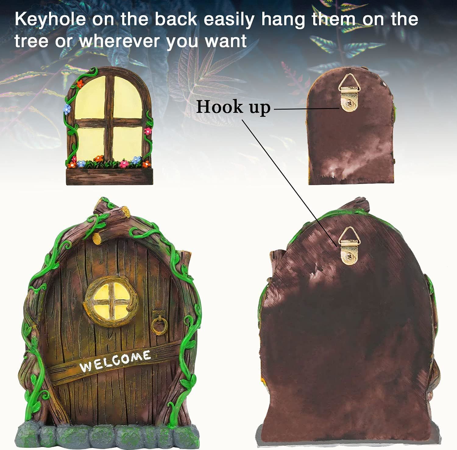 Büyülü Peri Kapısı ve Pencereleri ile Bahçenizi Peri Masalı Dünyasına Dönüştürün