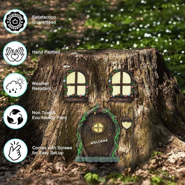 Büyülü Peri Kapısı ve Pencereleri ile Bahçenizi Peri Masalı Dünyasına Dönüştürün