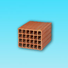 Enerji Tasarruflu Yatay Delikli 24x18.5 cm Duvar Tuğlası