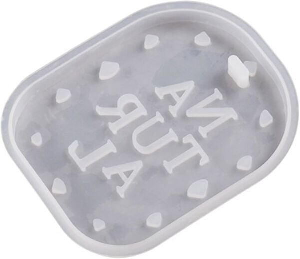 Çiçek Desenli Kare Epoksi Reçine Kalıbı - Çok Amaçlı Silikon Kalıp