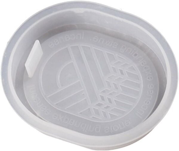 Çiçek Desenli Kare Epoksi Reçine Kalıbı - Çok Amaçlı Silikon Kalıp